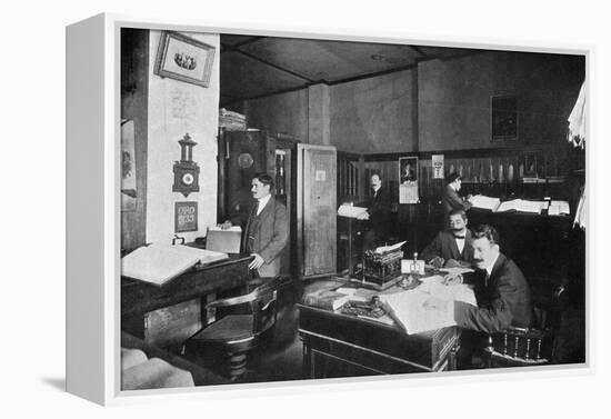 Offices of Perez and Sanjurio, Importers and Exporters, Asuncion, Paraguay, 1911-null-Framed Premier Image Canvas