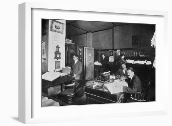 Offices of Perez and Sanjurio, Importers and Exporters, Asuncion, Paraguay, 1911-null-Framed Photographic Print