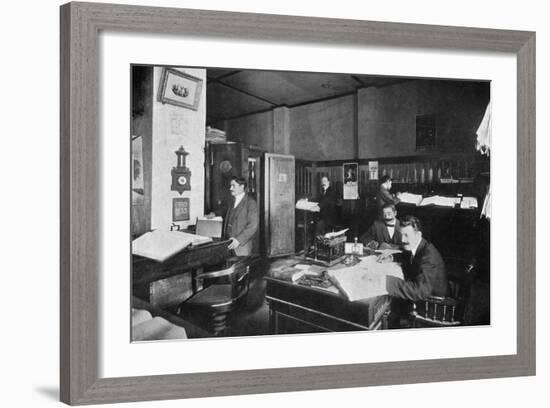 Offices of Perez and Sanjurio, Importers and Exporters, Asuncion, Paraguay, 1911-null-Framed Photographic Print