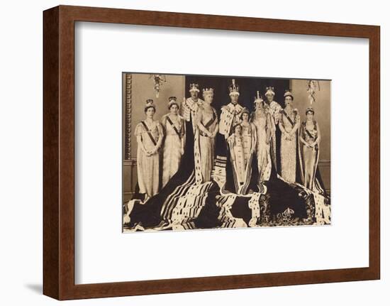 'Official Coronation Group', 1937-Unknown-Framed Photographic Print