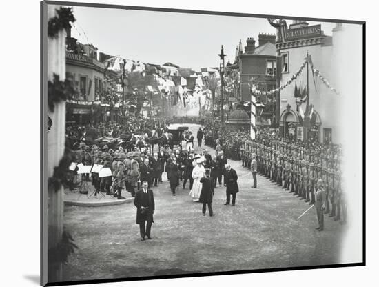 Official Opening of the Rotherhithe Tunnel, Bermondsey, London, 1908-null-Mounted Photographic Print