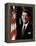 Official Portrait of President Reagan Taken on February 7 1981. Po-Usp-Reagan_Na-12-0060M-null-Framed Stretched Canvas