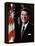 Official Portrait of President Reagan Taken on February 7 1981. Po-Usp-Reagan_Na-12-0060M-null-Framed Stretched Canvas