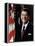 Official Portrait of President Reagan Taken on February 7 1981. Po-Usp-Reagan_Na-12-0060M-null-Framed Stretched Canvas