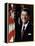 Official Portrait of President Reagan Taken on February 7 1981. Po-Usp-Reagan_Na-12-0060M-null-Framed Stretched Canvas