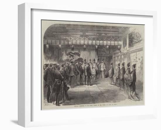 Official Reception of Sir Harry Parkes by the Tycoon of Japan at Osaca-null-Framed Giclee Print