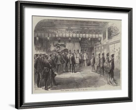 Official Reception of Sir Harry Parkes by the Tycoon of Japan at Osaca-null-Framed Giclee Print