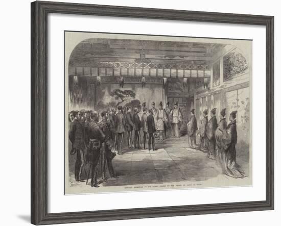 Official Reception of Sir Harry Parkes by the Tycoon of Japan at Osaca-null-Framed Giclee Print