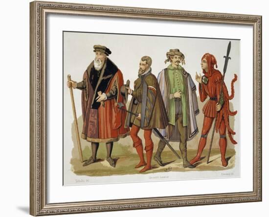 Official Robes of Lord Mayor of Cologne-null-Framed Giclee Print