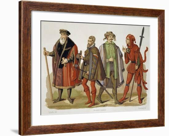 Official Robes of Lord Mayor of Cologne-null-Framed Giclee Print