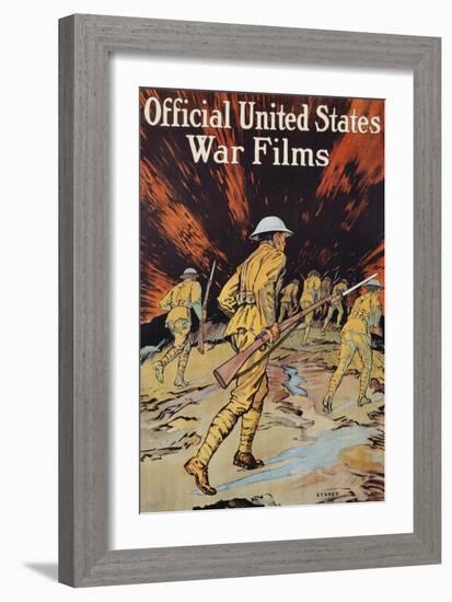 Official United States War Films Poster-null-Framed Giclee Print