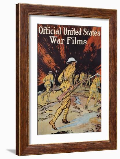 Official United States War Films Poster-null-Framed Giclee Print