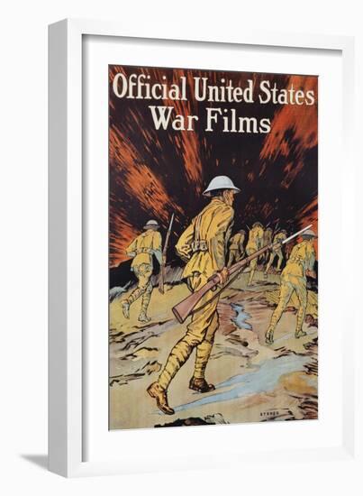 Official United States War Films Poster-null-Framed Giclee Print