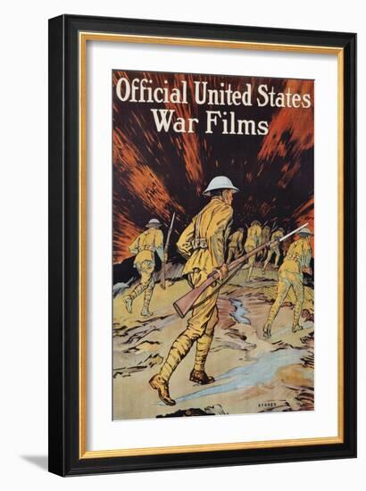 Official United States War Films Poster-null-Framed Giclee Print