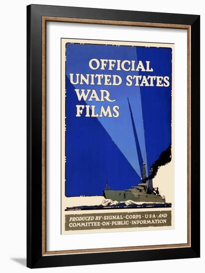 Official United States War Films-U.S. Gov't-Framed Art Print