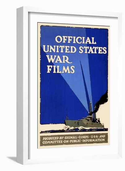 Official United States War Films-U.S. Gov't-Framed Art Print