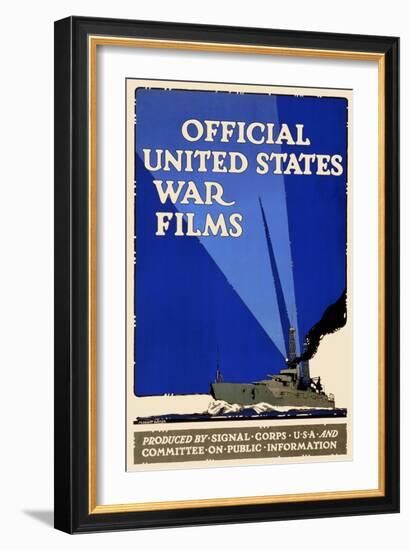 Official United States War Films-U.S. Gov't-Framed Art Print