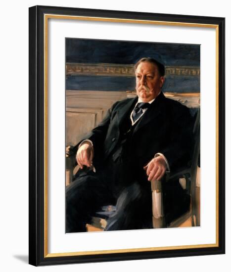 Official White House Portrait of William Howard Taft-Anders Zorn-Framed Premium Giclee Print