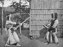 Fencers Taking Positions, c1903, (1903)-Ogawa & Burton-Photographic Print