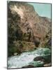 Ogden Canyon, Utah, View of the First Bridge-Lantern Press-Mounted Art Print