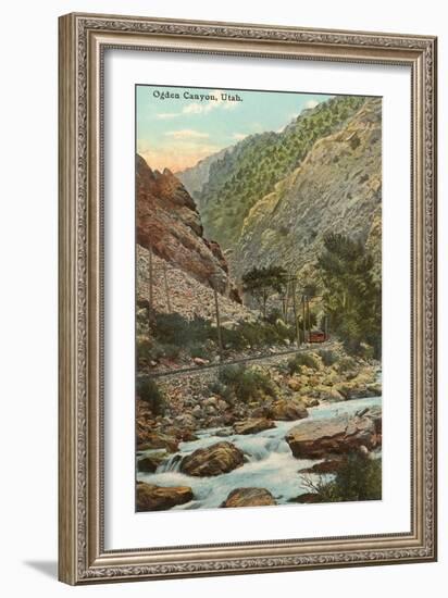 Ogden Canyon, Utah-null-Framed Art Print