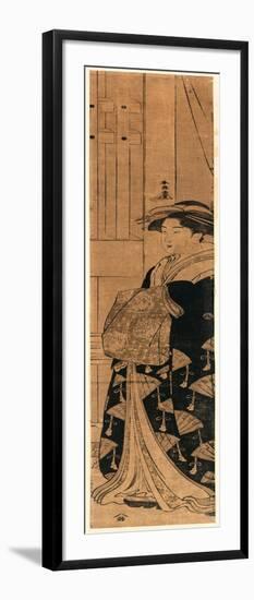 Ogiya Hanaogi Yujo-Katsukawa Shuncho-Framed Giclee Print