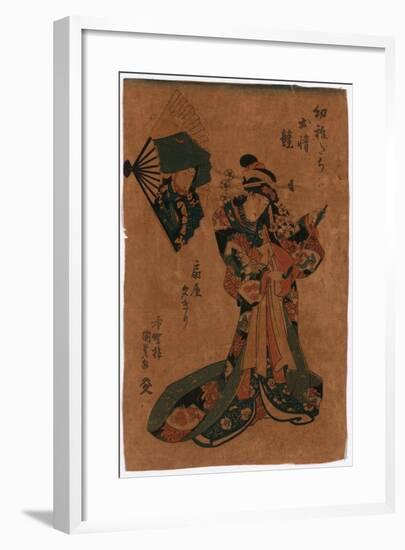 Ogiya Yugiri-Utagawa Toyokuni-Framed Giclee Print