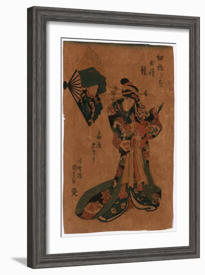 Ogiya Yugiri-Utagawa Toyokuni-Framed Giclee Print
