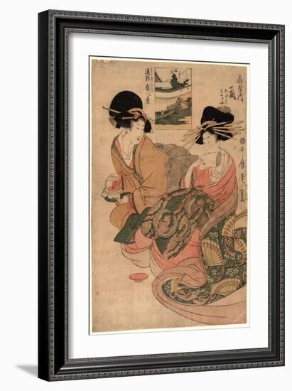 Ogiyauchi Tsukasa-Kitagawa Utamaro-Framed Giclee Print