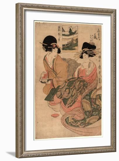 Ogiyauchi Tsukasa-Kitagawa Utamaro-Framed Giclee Print