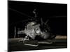 OH-58D Kiowa Sits on its Pad at Night-Stocktrek Images-Mounted Photographic Print