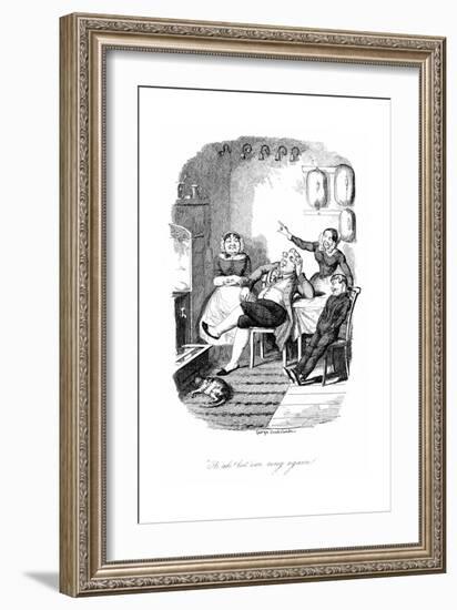 Oh Ah! Let 'Em Ring Again!, 1847-George Cruikshank-Framed Giclee Print