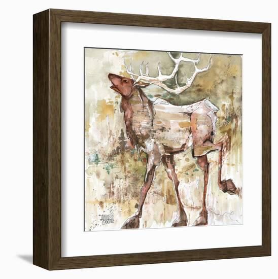 Oh Bull!-Jamie Carter-Framed Art Print