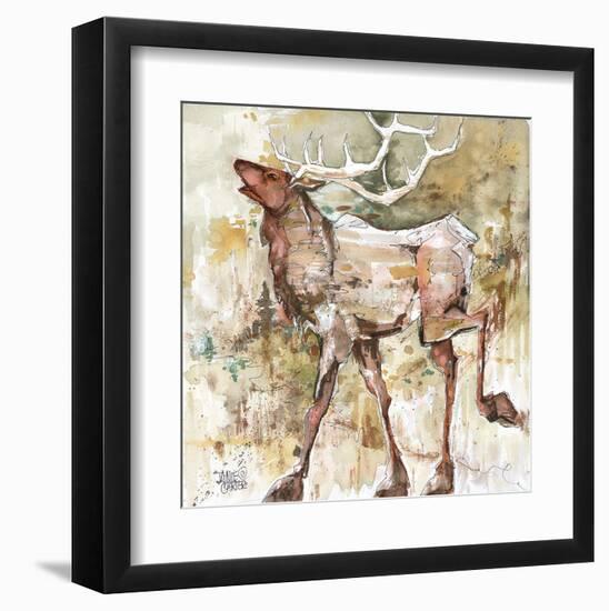 Oh Bull!-Jamie Carter-Framed Art Print