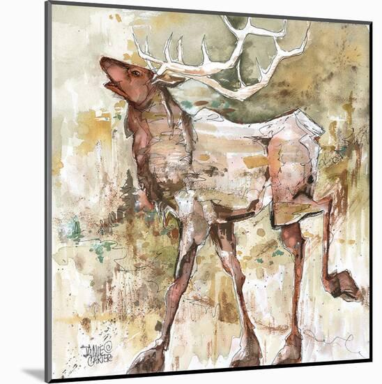 Oh Bull!-Jamie Carter-Mounted Art Print