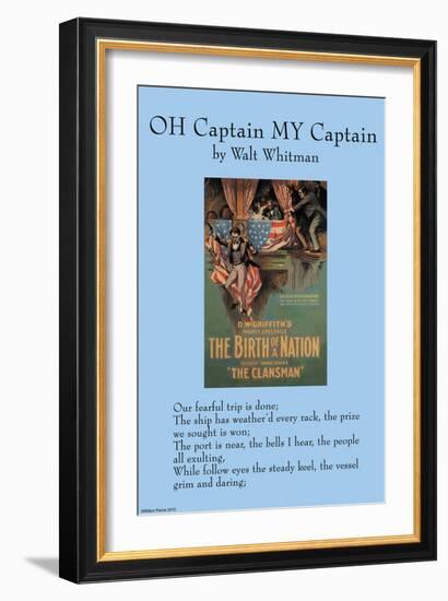 Oh Captain, My Captain-null-Framed Art Print