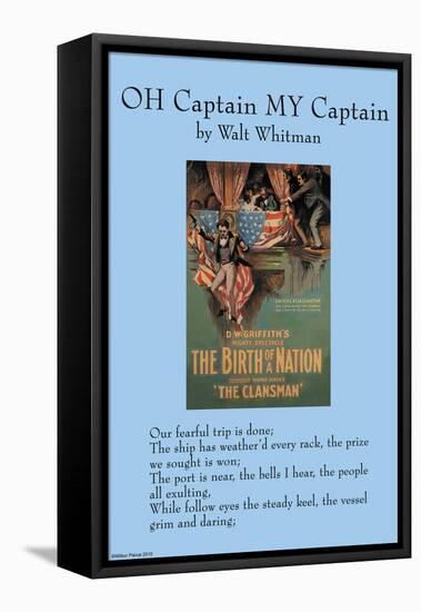 Oh Captain, My Captain-null-Framed Stretched Canvas