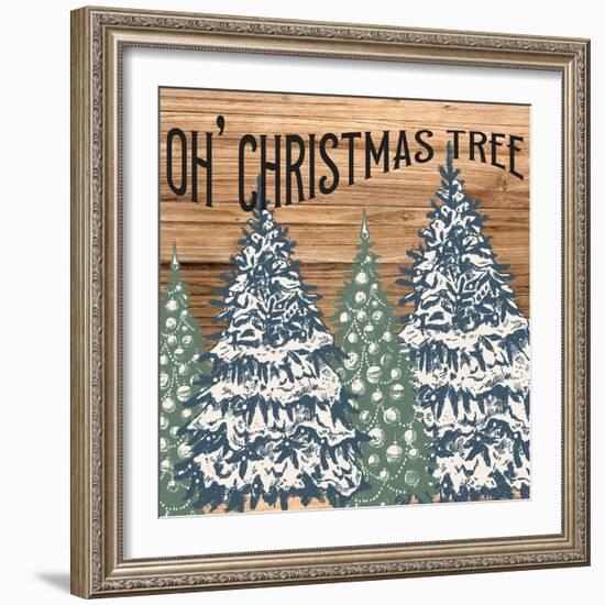 Oh Christmas Tree-Kim Allen-Framed Art Print