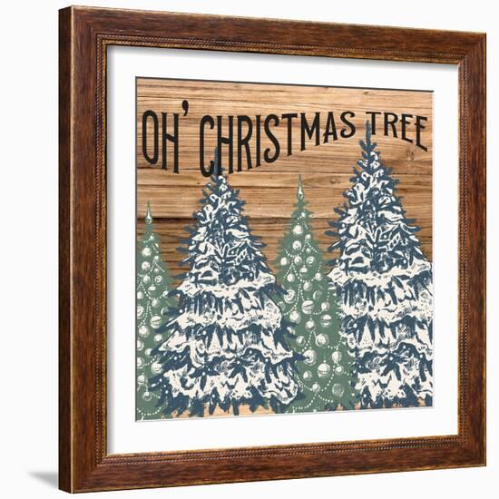 Oh Christmas Tree-Kim Allen-Framed Art Print