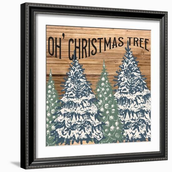 Oh Christmas Tree-Kim Allen-Framed Art Print