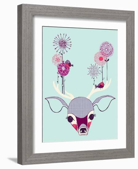 Oh Deer-null-Framed Giclee Print