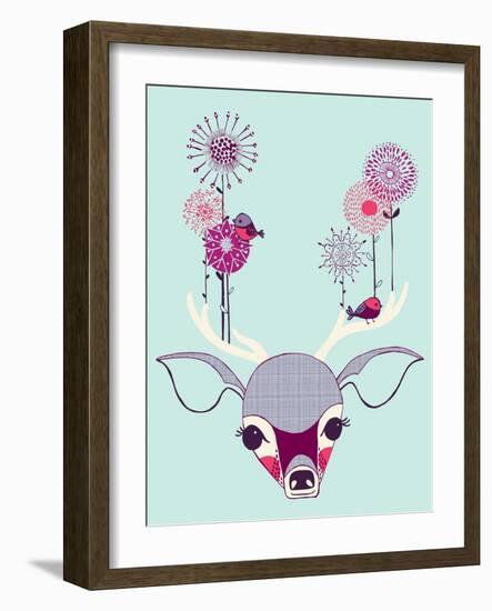 Oh Deer-null-Framed Giclee Print