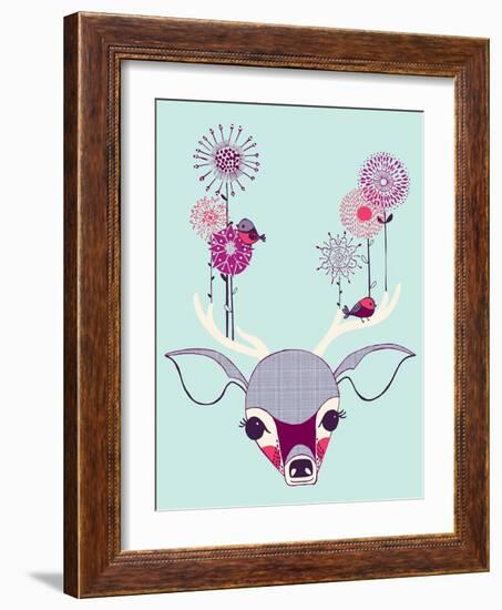 Oh Deer-null-Framed Giclee Print