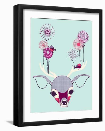 Oh Deer-null-Framed Giclee Print