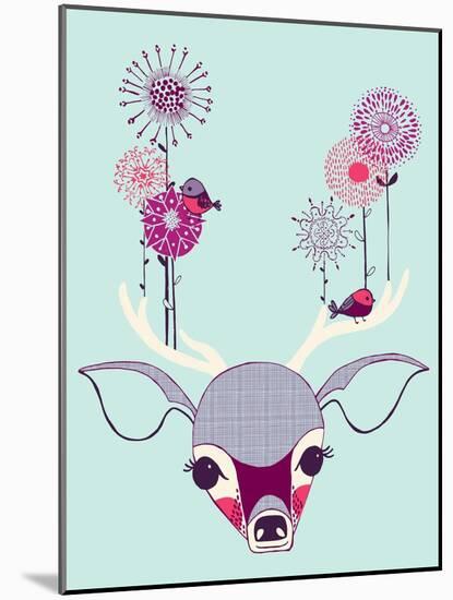 Oh Deer-null-Mounted Giclee Print