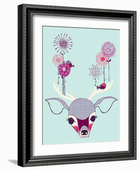 Oh Deer-null-Framed Giclee Print