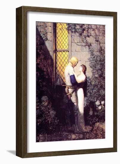 Oh, Gentle Knight-Newell Convers Wyeth-Framed Art Print