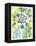 Oh Happy Day Floral - Green - Be Kind Card-Kerstin Stock-Framed Stretched Canvas