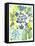 Oh Happy Day Floral - Green - Be Kind Card-Kerstin Stock-Framed Stretched Canvas