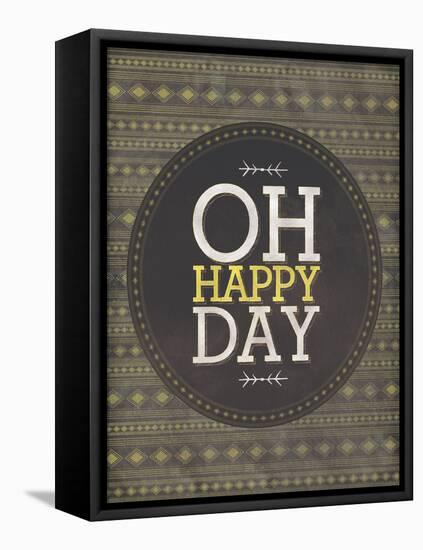 Oh Happy Day-Ashley Sta Teresa-Framed Stretched Canvas